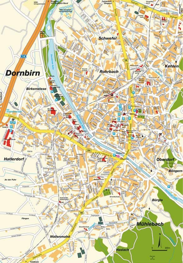 ਨਕਸ਼ਾ ਦੇ dornbirn ਆਸਟਰੀਆ