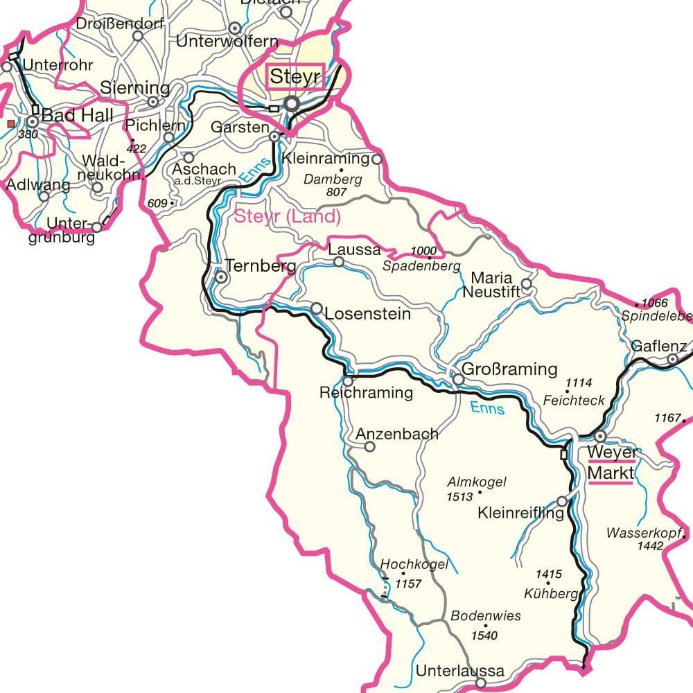 ਨਕਸ਼ਾ ਦੇ steyr ਆਸਟਰੀਆ