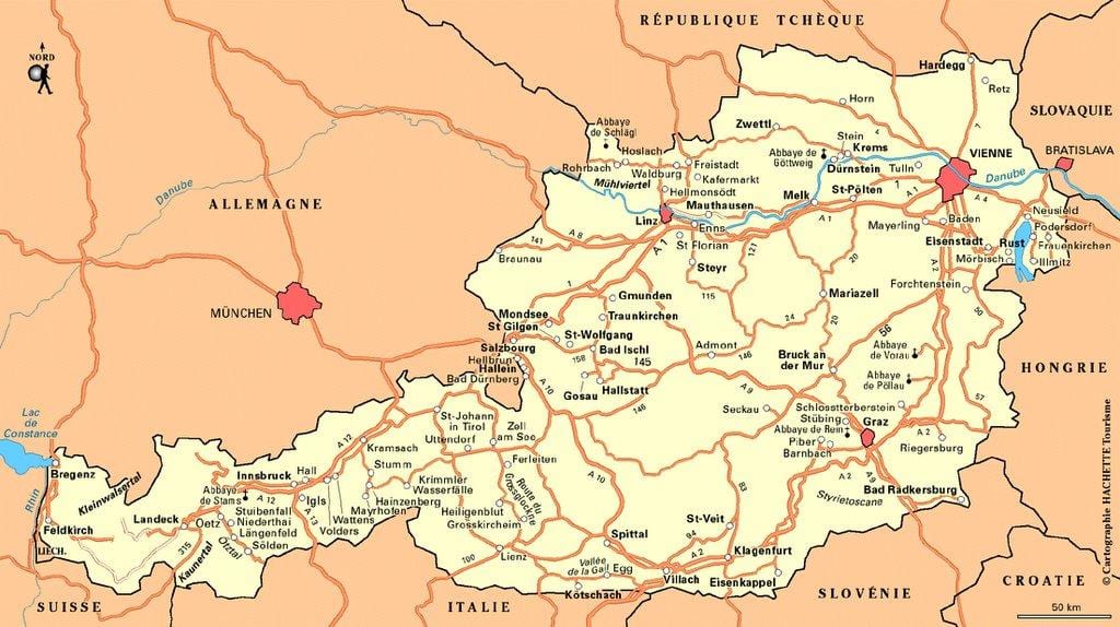 ਨਕਸ਼ਾ ਦੇ wien ਆਸਟਰੀਆ