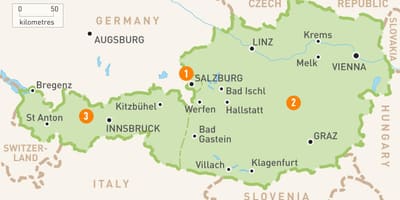 ਨਕਸ਼ਾ ਦੇ bregenz ਆਸਟਰੀਆ