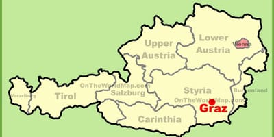 ਨਕਸ਼ਾ ਦੇ graz ਆਸਟਰੀਆ
