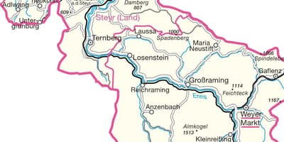 ਨਕਸ਼ਾ ਦੇ steyr ਆਸਟਰੀਆ 