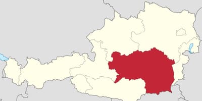 ਨਕਸ਼ਾ ਦੇ styria ਆਸਟਰੀਆ
