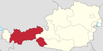 Tyrol ਆਸਟਰੀਆ ਨਕਸ਼ਾ