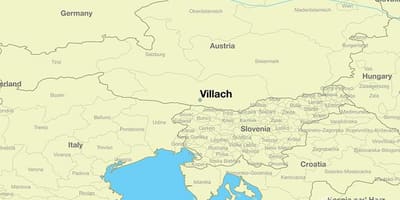 ਨਕਸ਼ਾ ਦੇ villach ਆਸਟਰੀਆ